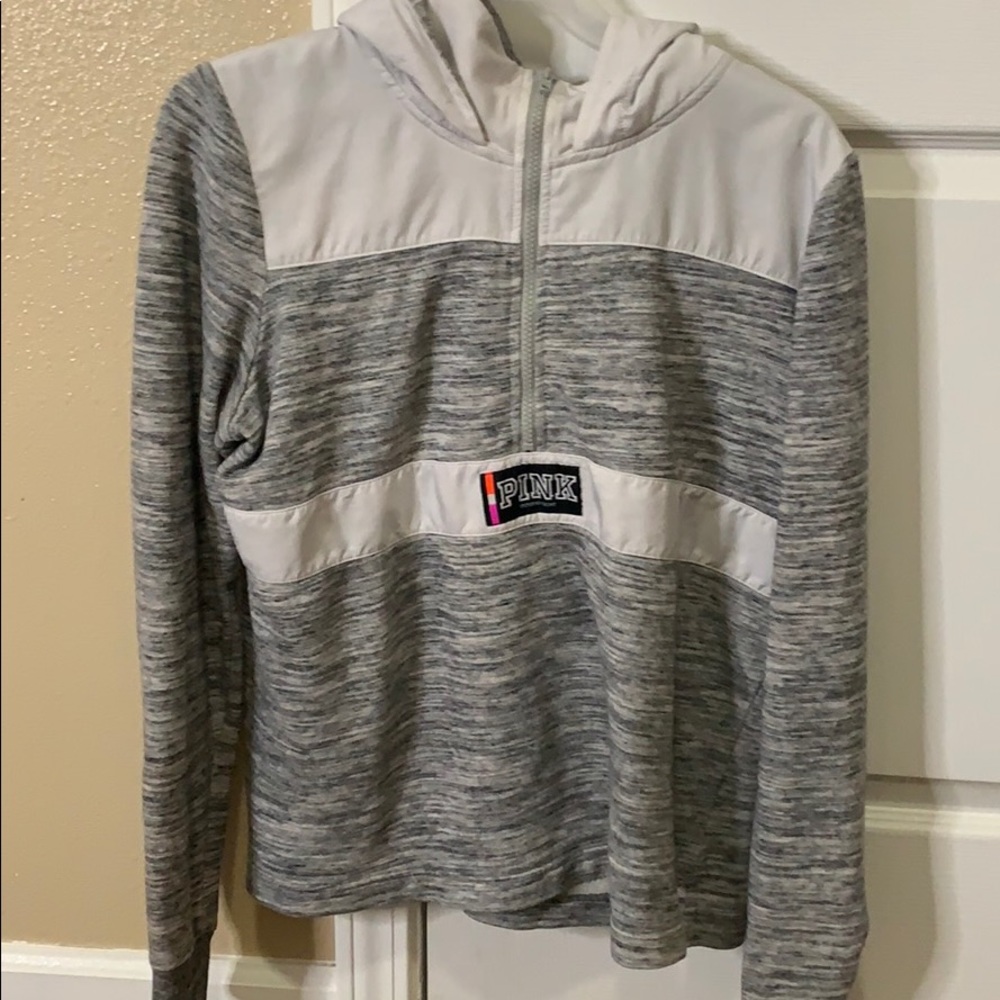 victoria secret half zip rain jacket